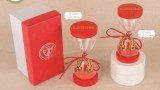 Oro Gold Alloro Clessidra h.11,5-13 Bomboniera con Box 07A261-07A262, ideale per Laurea trionfale.