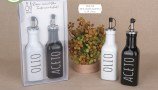 Chef Set Olio e Aceto Bomboniera h.19 cm con Box 08A258, ideale per Matrimonio conviviale.