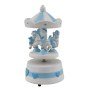 Bomboniera Carillon Giostra Cavalli Celeste, giostra musicale. Codice 1255269.