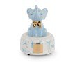 Elefantino Bomboniera Carillon Azzurro H.120 cm con scatola, ideale per Battesimo musicale 2026.