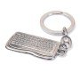 Tastiera PC Bomboniera G048-P ciondolo metallo portachiavi, ideale per Laurea informatica 2026.