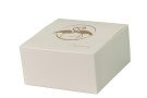 Pigna 3D Bicolore Elettronica Gold Piede Nero Bomboniera con Gift Box Maioliche RSMT22098RB, ideale per Natale o Anniversario portafortuna.
